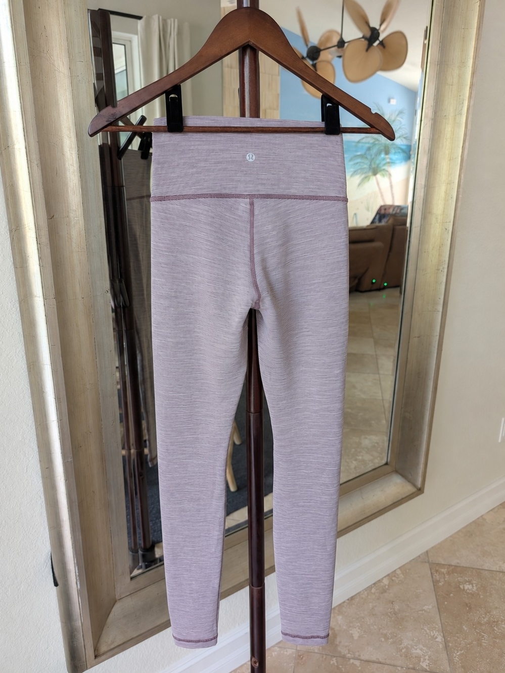 Lululemon Women's Purple Heather High-Rise Leggings